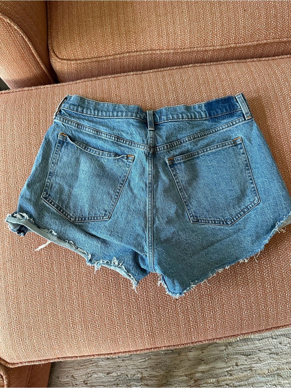 Abercrombie & Fitch Vintage Blue Denim Cutoff Shorts